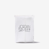 The Skincare Cloth product image - two white microfiber cloths rolled up side by side and placed in a clear resealable bag with a black Jordan Samuel Skin logo